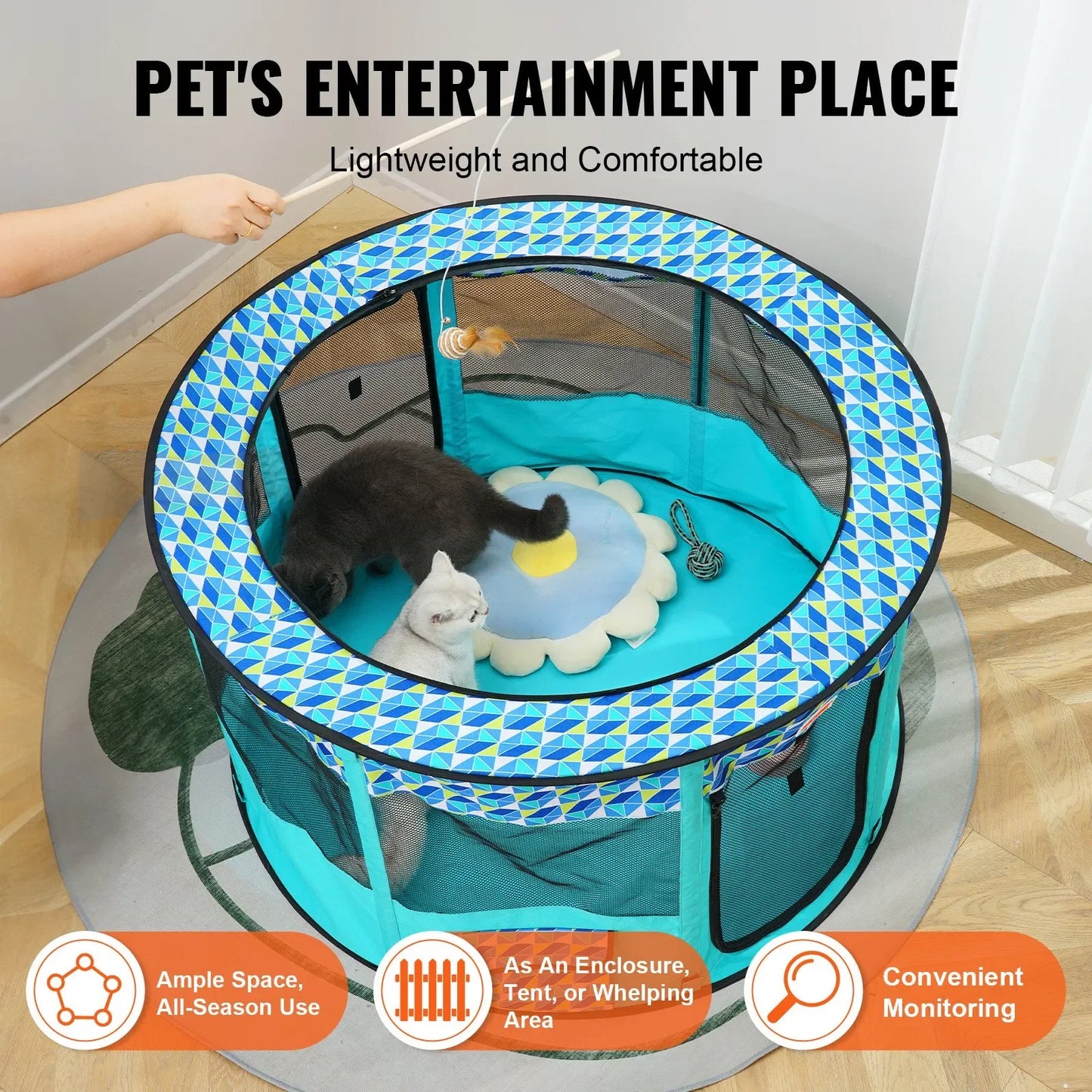 Hign Concerned Foldable Pet Playpen Portable Dog Crate