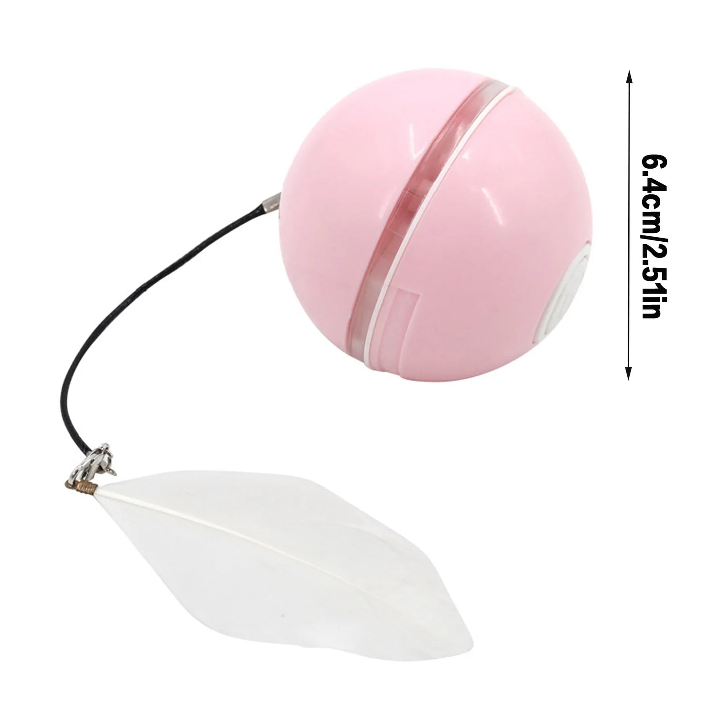 Auto Rolling Cat Toy Ball SelfMoving Interactive LED Indoor Play