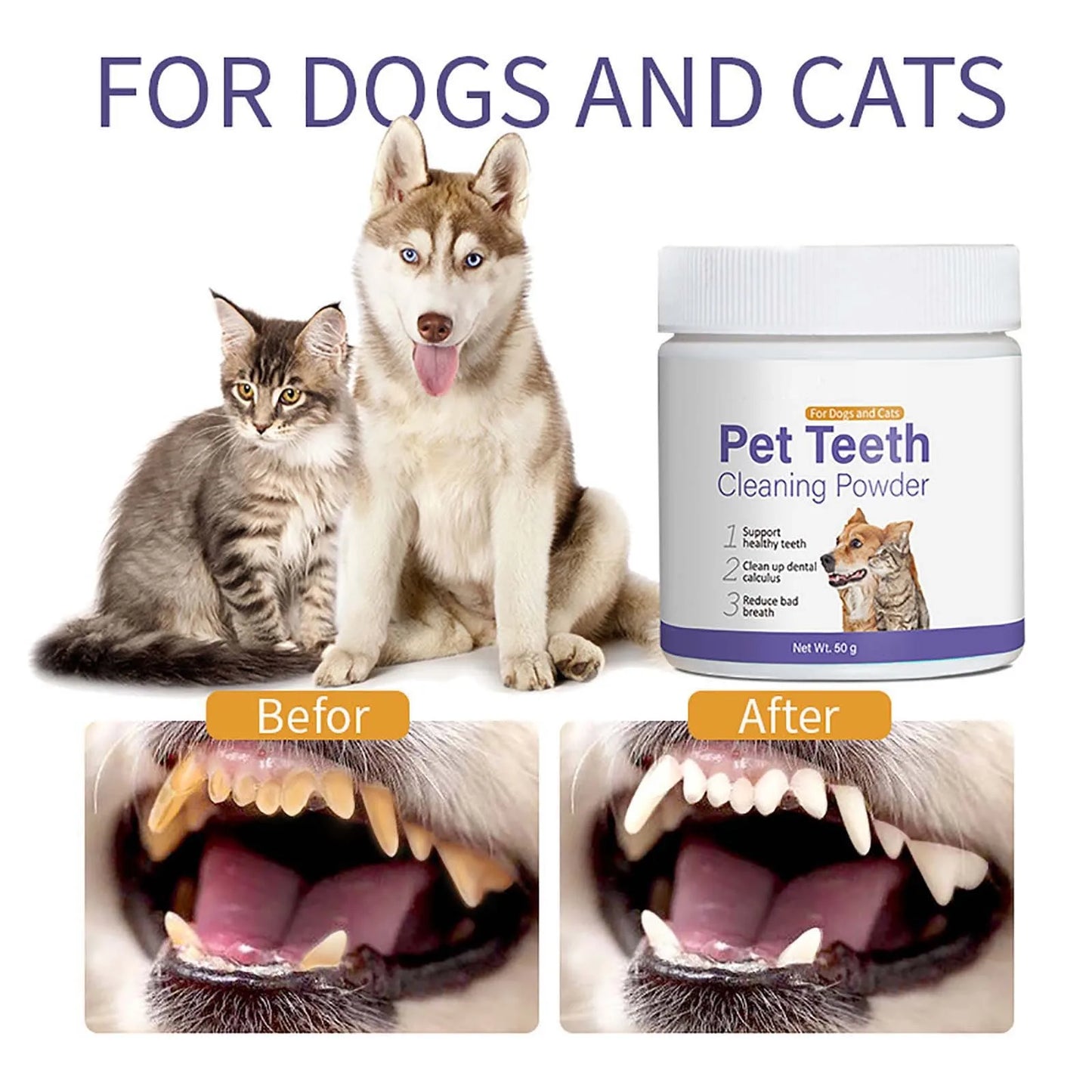 Pet Toothpaste For Cats And Dogs Oral Care Fresh Breath