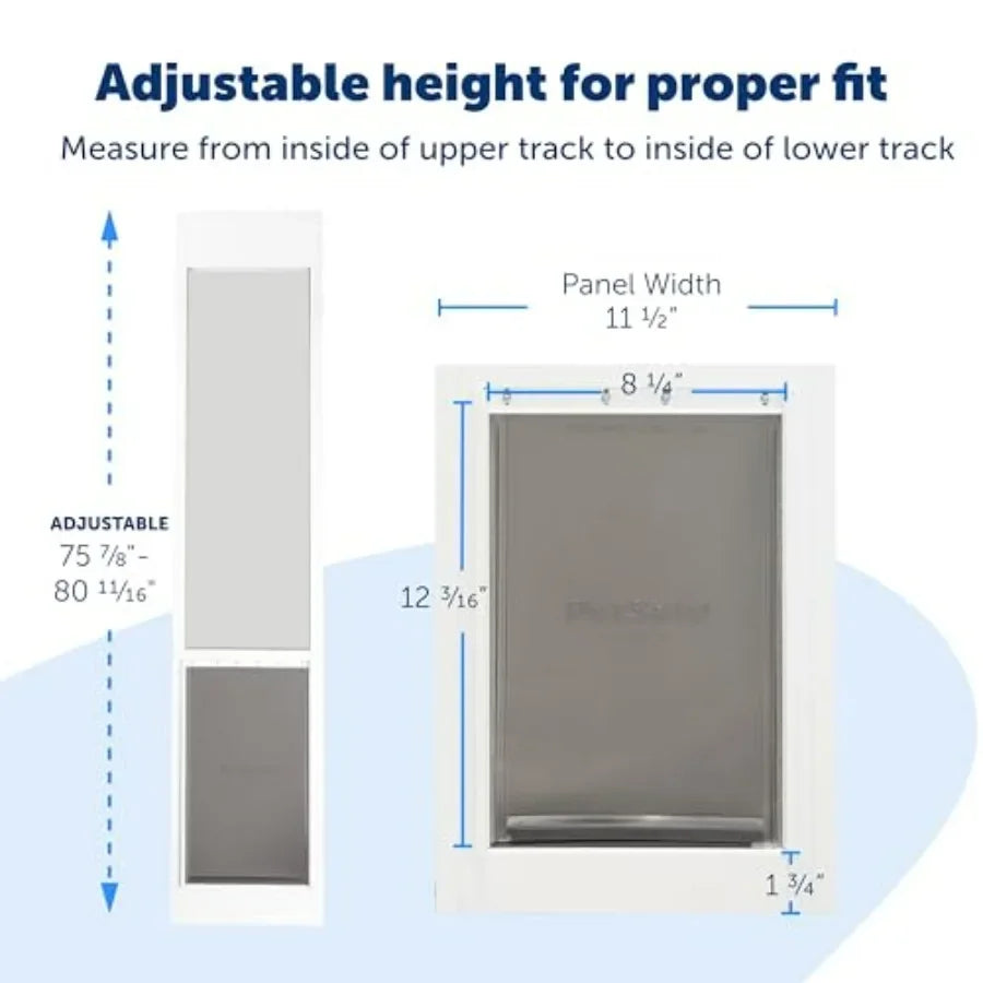 Dog Door Sliding Glass Pet Door For Dogs Cats Premium