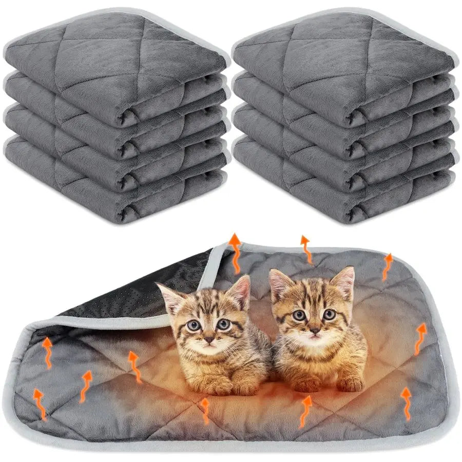 Self Heating Cat Mat Pack Warm Thermal Pet Bed Pads