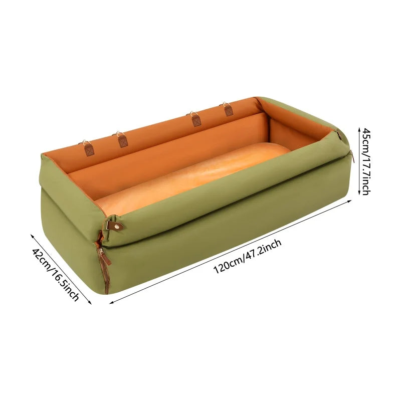 Foldable Travel Pet Car Seat Bed Durable Anti Slip For Vehicle And Home