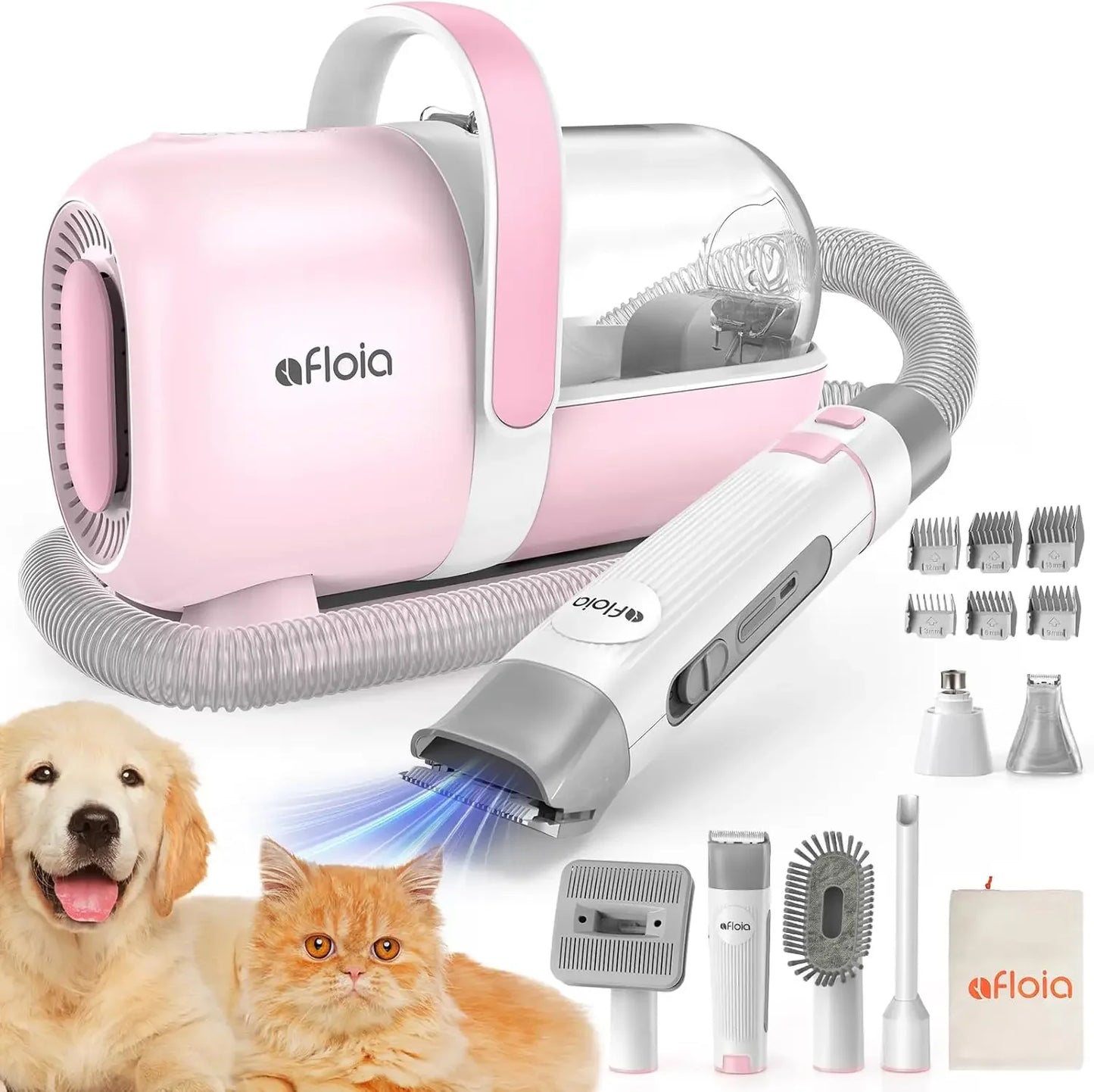 6 in 1 Dog GroomingKit Pro Pet Vacuum for Shedding