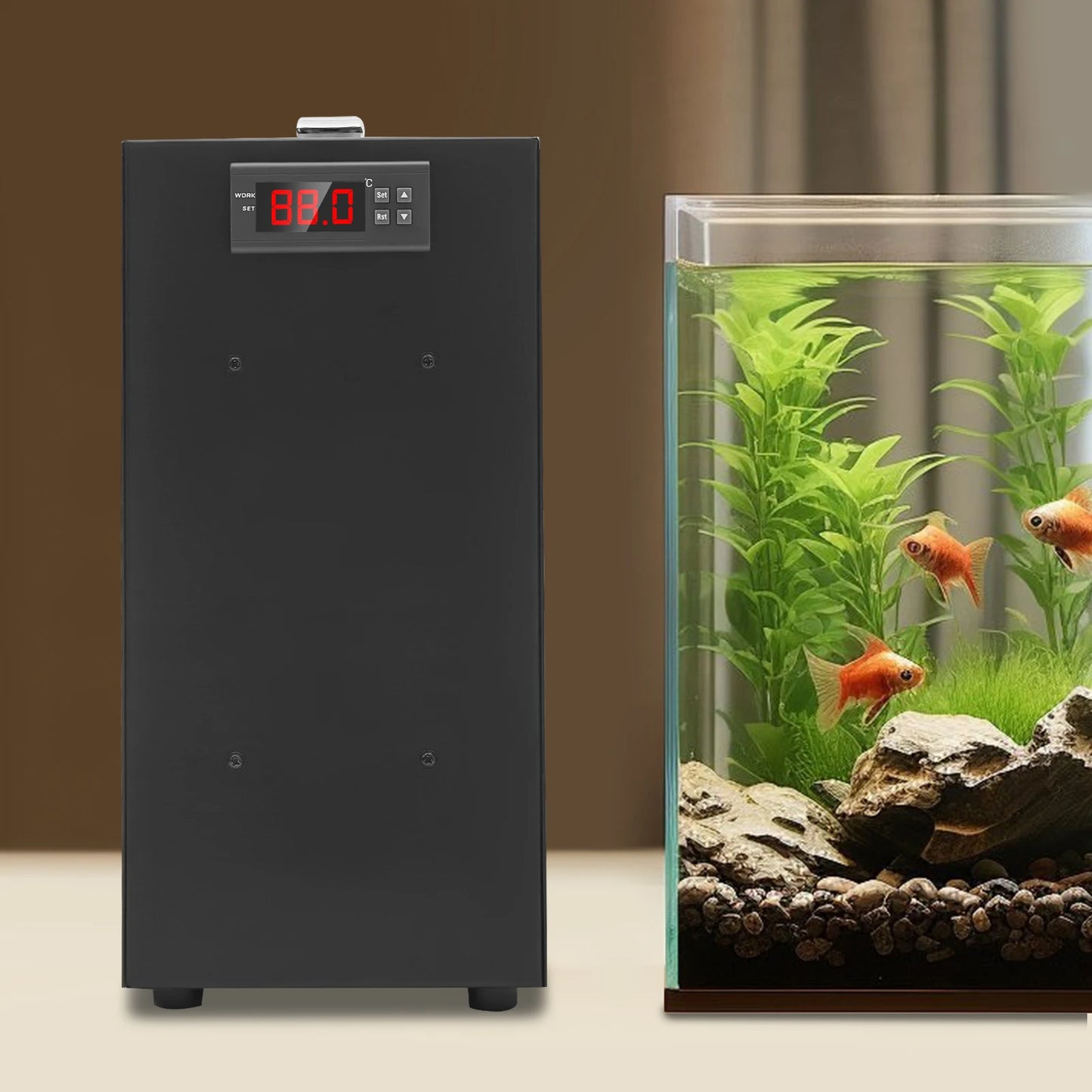 Aquarium Water Chiller With LCD Display For Fish Tanks