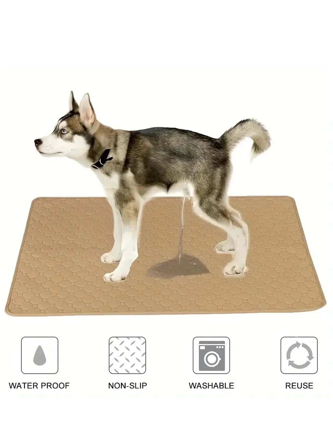 Washable Dog Pee Pad and Training Mat Absorbent Leakproof for Pets