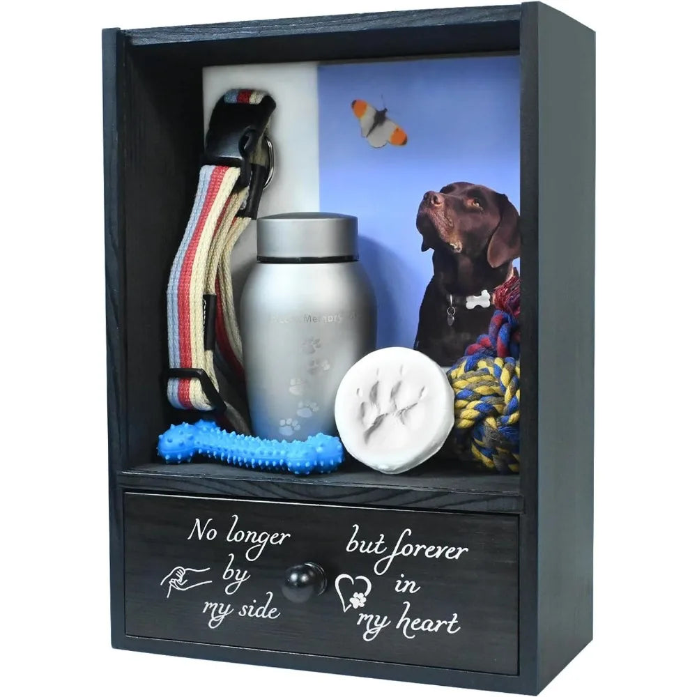 Dog Memorial Shadow Box Keepsake For Loss Remembrance And Sympathy Gift For Pet Owners