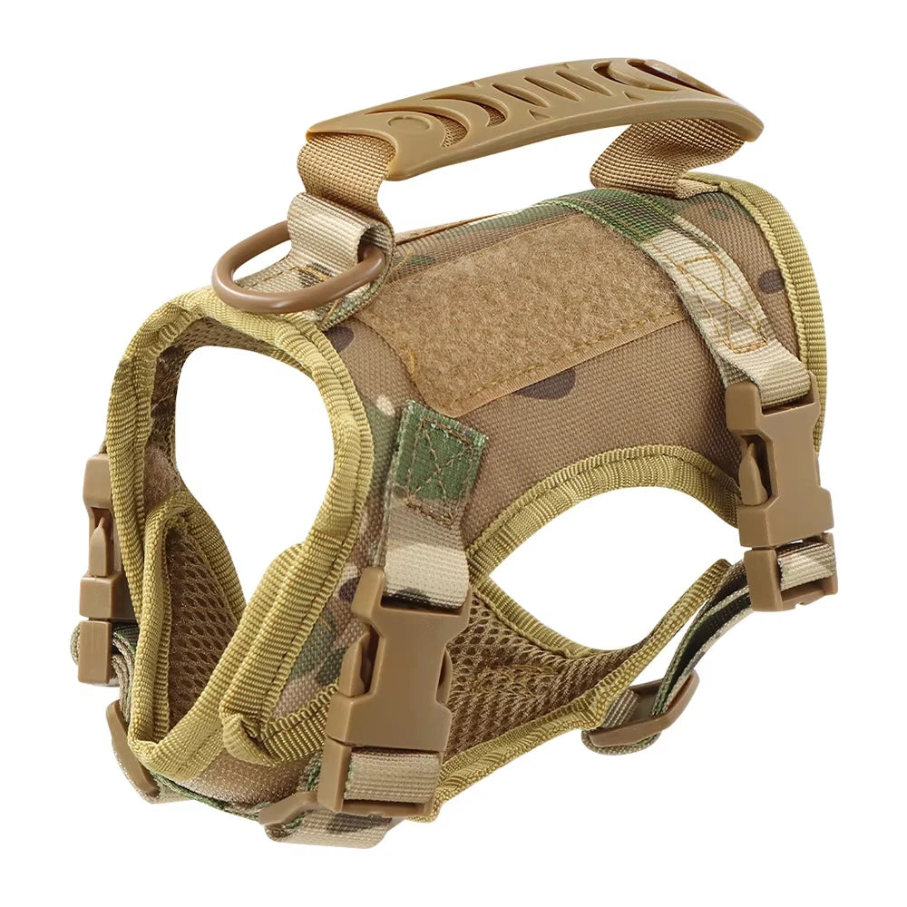 Tactical Cat Harness And Leash Set With Handle For Pets