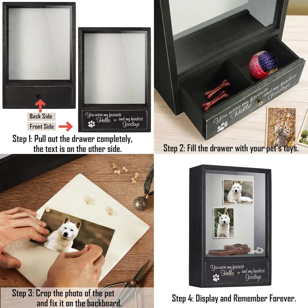 Dog Memorial Gifts Frame Shadow Box You Were My Favorite