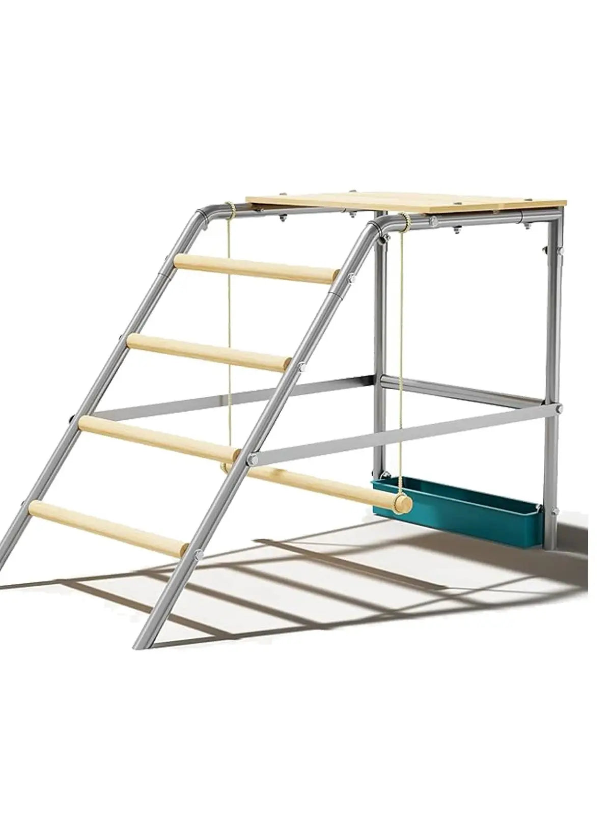 Chicken Perch For Coop With Ladder Design Weatherproof Roosting Bars
