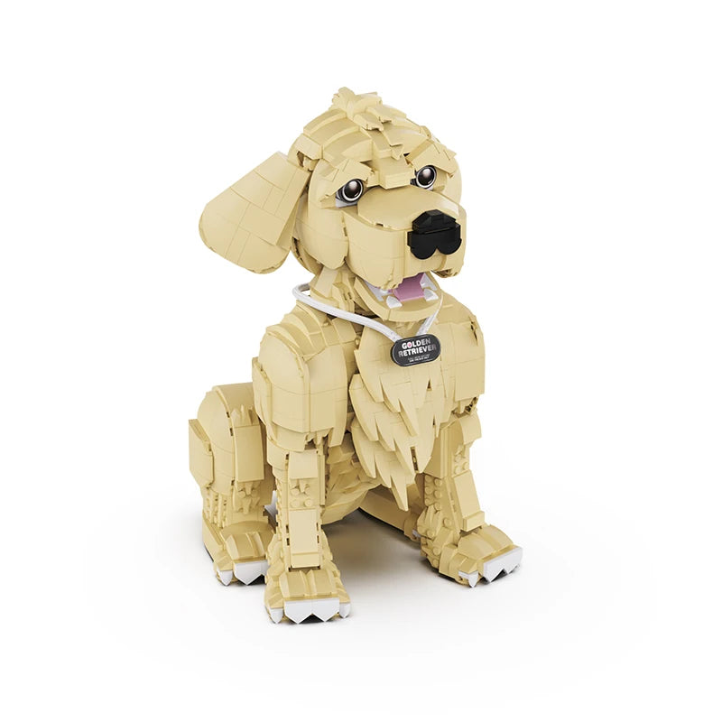 Golden Retriever 1754 Pieces Building Blocks Collection PremiumQuality ABS Thermoplastic