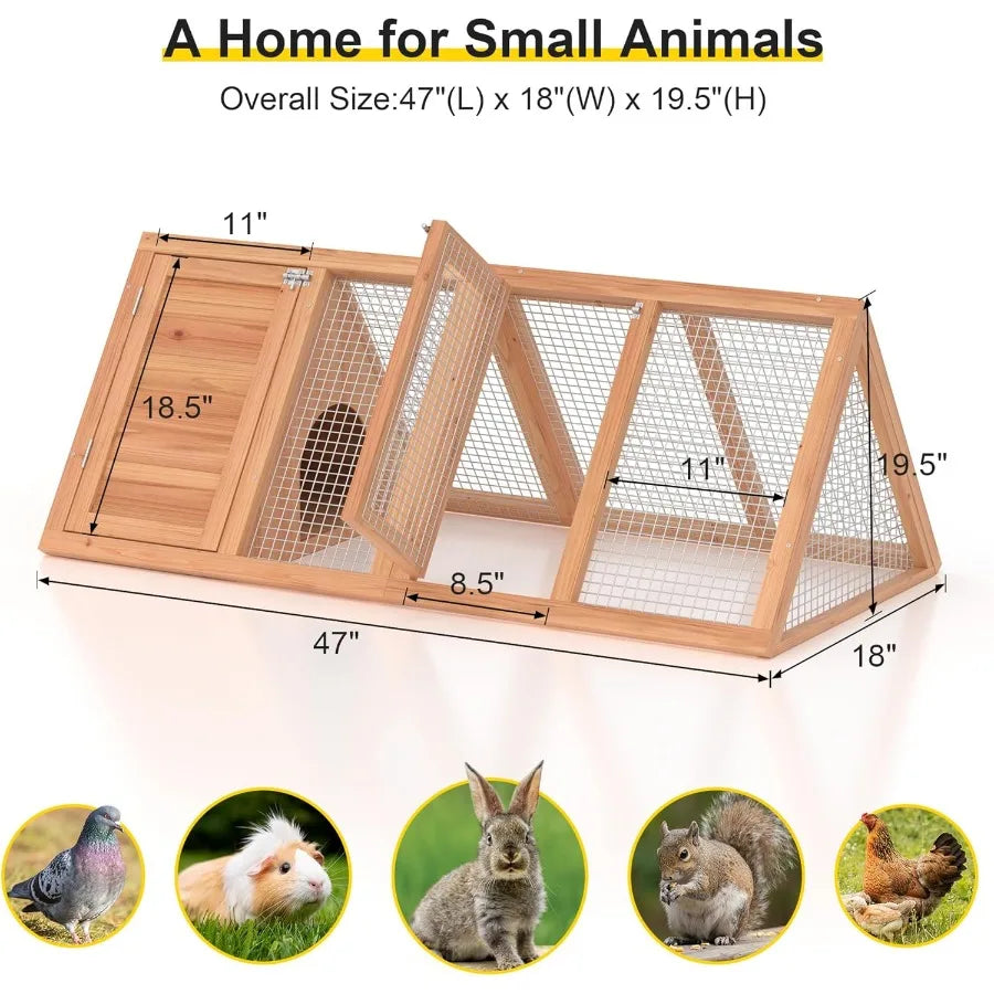 Guangdong Rabbit Hutch Chicken Coop Quail Cage Two Door