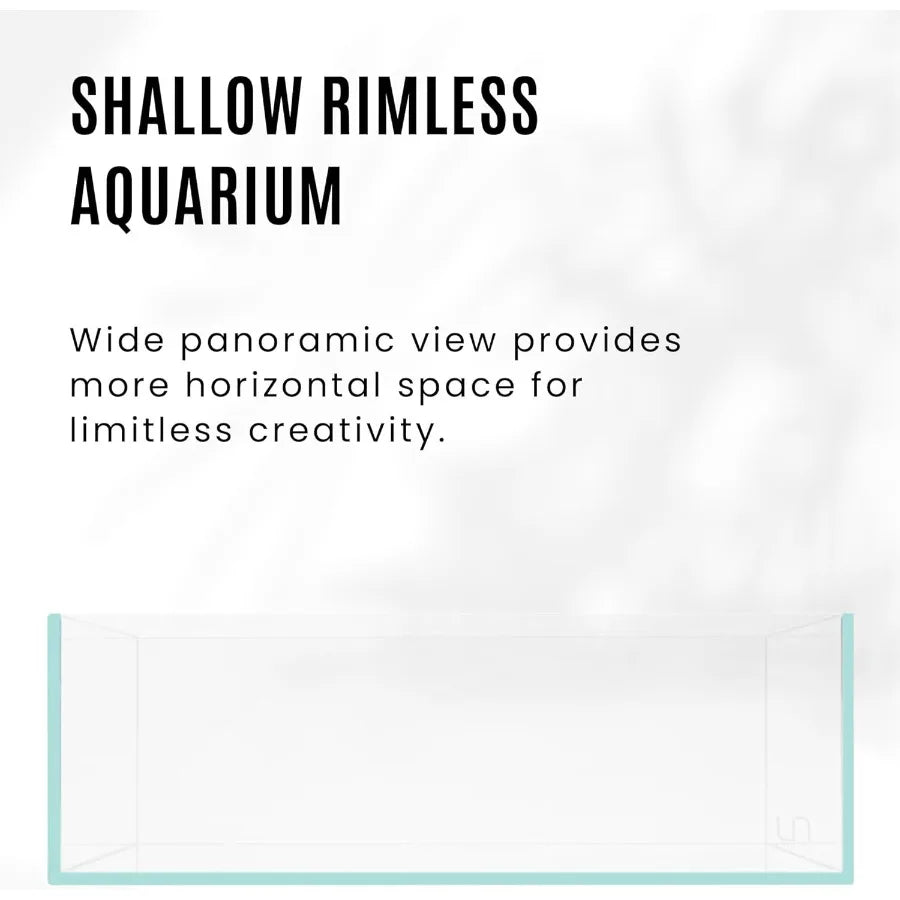 Hign-concerned Ultra Clear Rimless Aquarium With Low Iron Glass