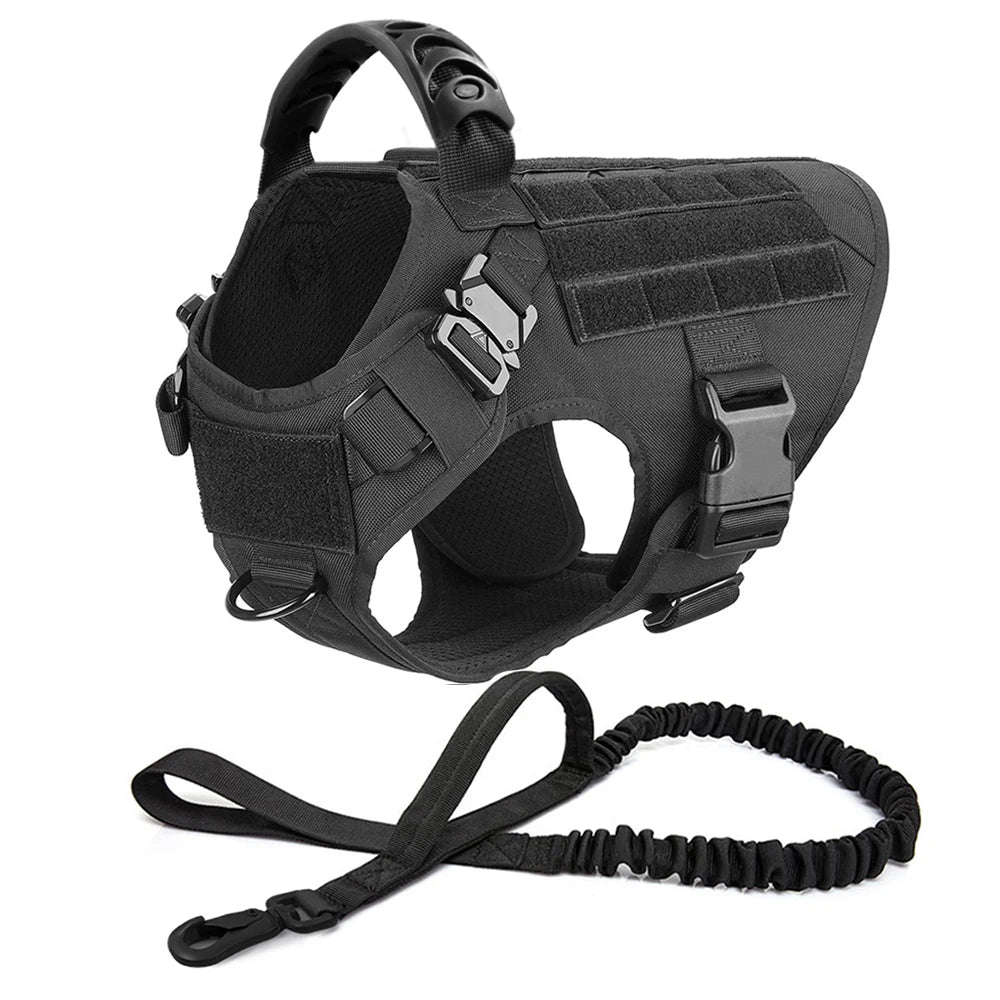 Dog Harness And Leash Vest Set For Medium Large Dogs