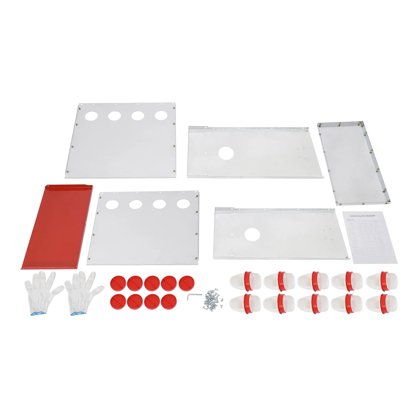 Farm Animals 10-Hole Capacity Poultry Feeder For Chickens