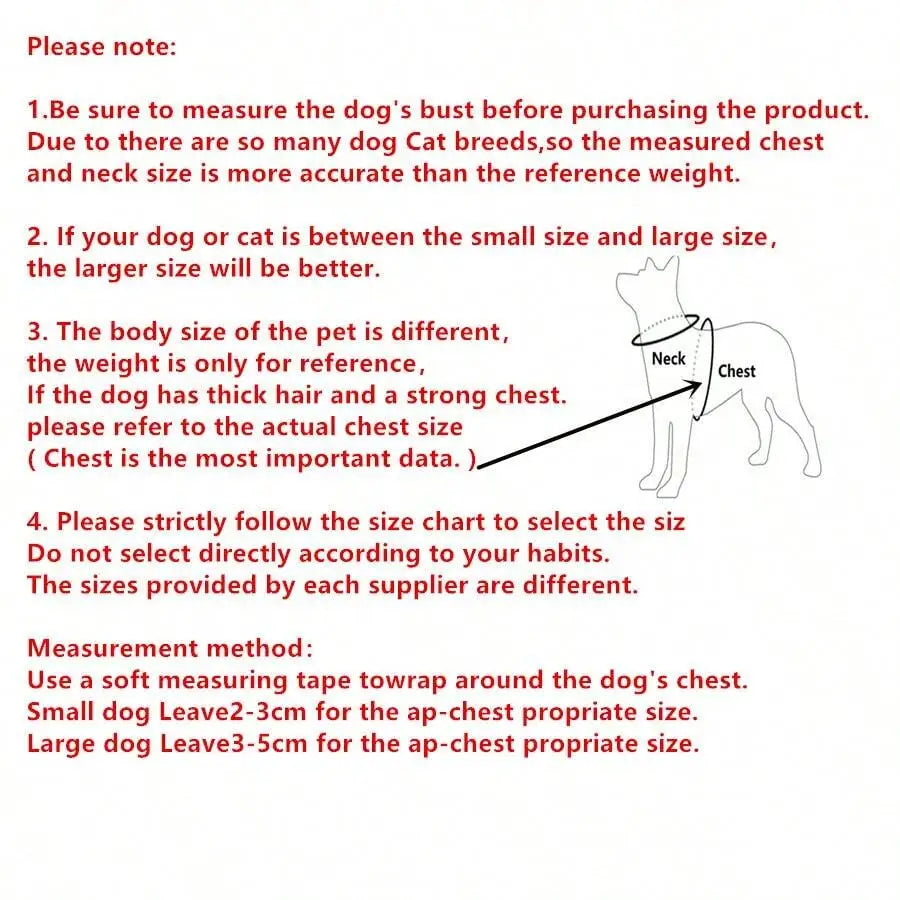 Reflective Pet Harness and Leash Set for Cats and Dogs