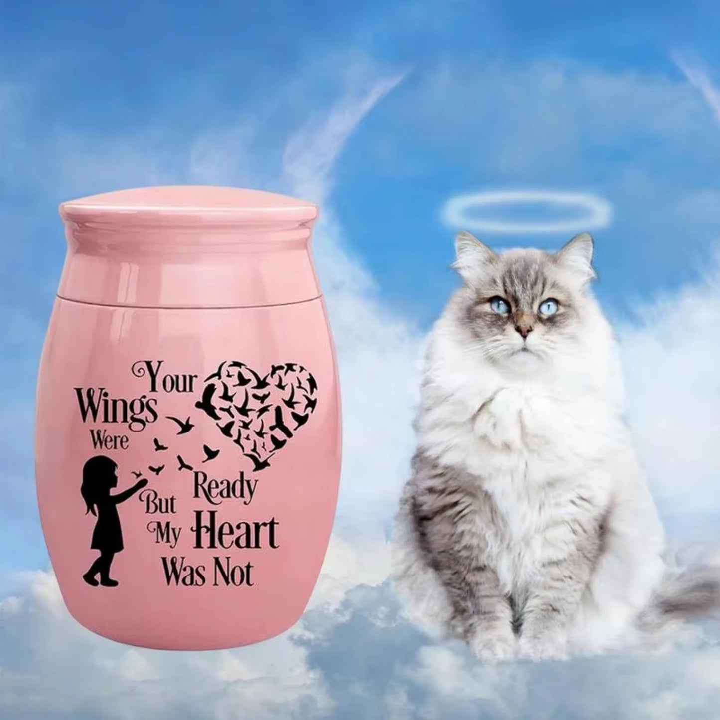 Personalized Mini Pet Urn Cremation Memorial For Small Animals