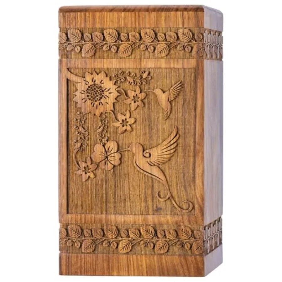 Wooden Tree Of Life Cremation Urn For Human And Pets