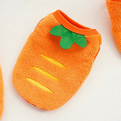Cute Dog Winter Vest Soft Flannel Puffer Jacket For Dogs