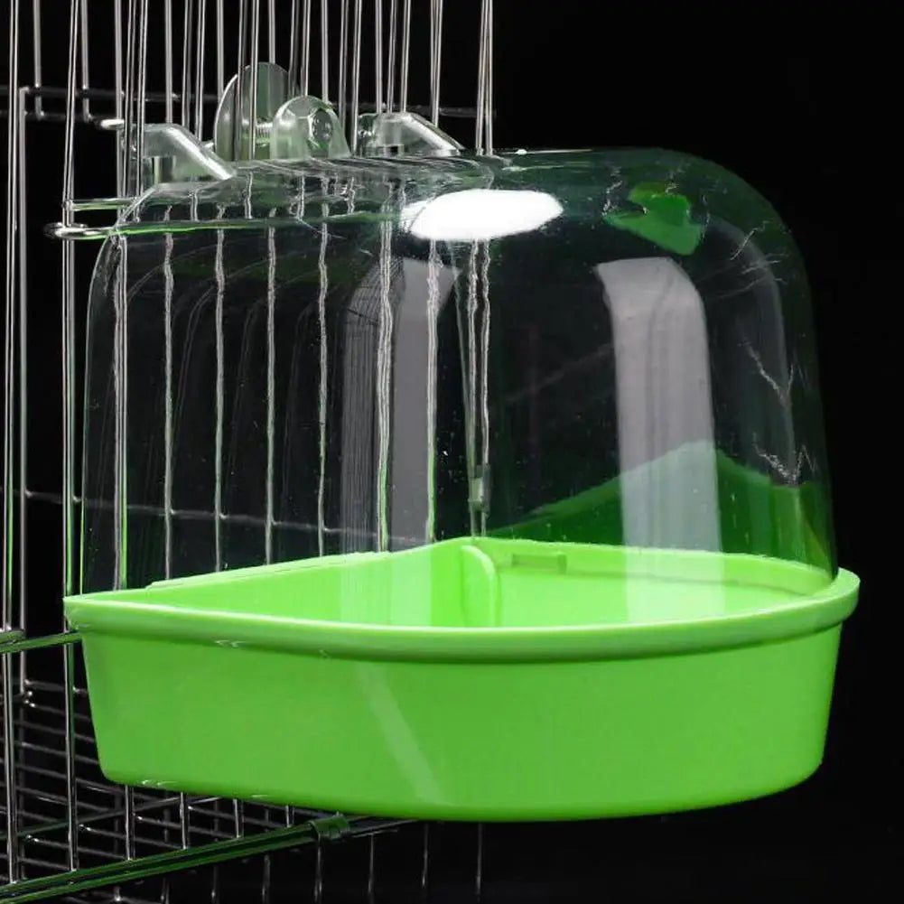 Hanging Bird Bath for Parakeet and Small Birds Cage