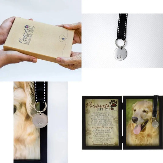 Pet Memorial Frame With Left By You Poem Keepsake Remembrance
