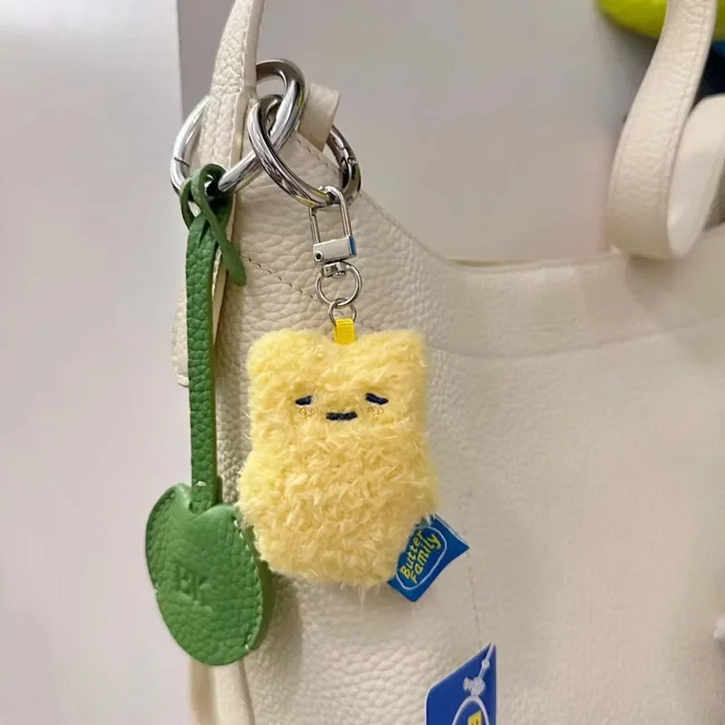 CN Shanghai Guangdong Butter Rabbit Plush Keychain Anime Toy