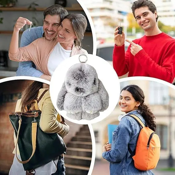 Zhejiang Bunny Lulu Plush Keychain Rabbit Pendant Charm