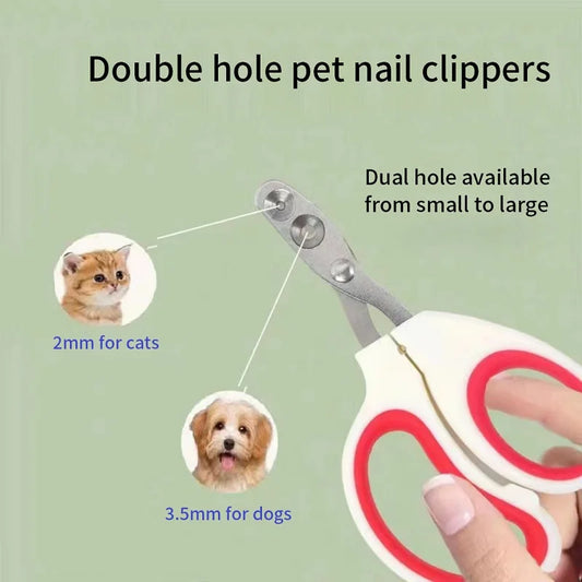 Professional Cat Nail Clippers Stainless Steel Pet Grooming Trimmer