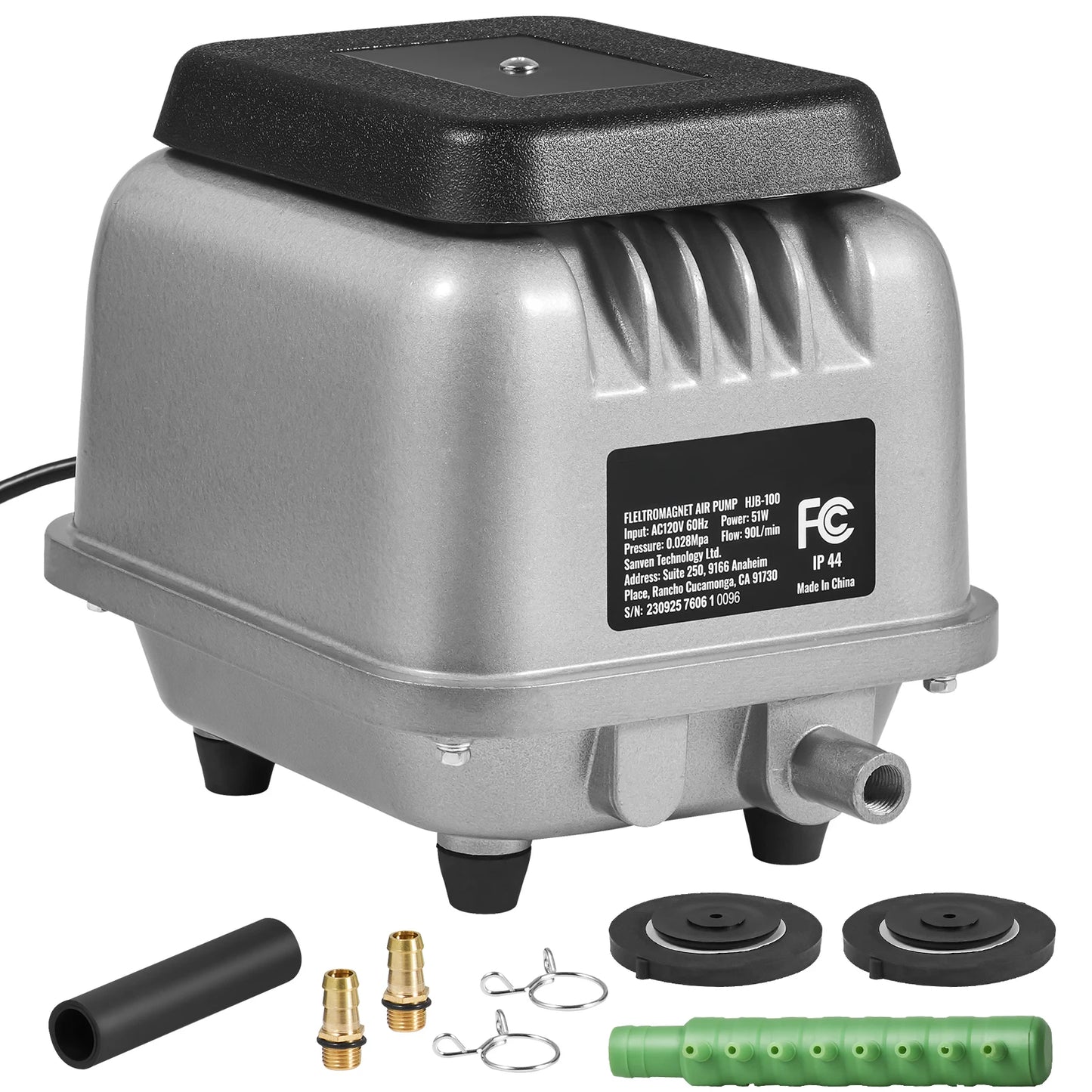 SucceBuy Linear Air Pump For Ponds And Water Gardens