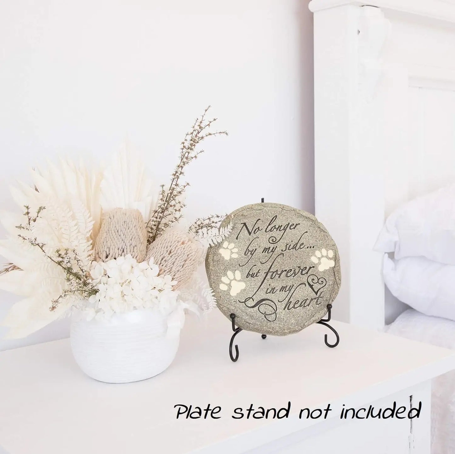 Beautiful Memories Pet Memorial Stone For Cats And Dogs Waterproof