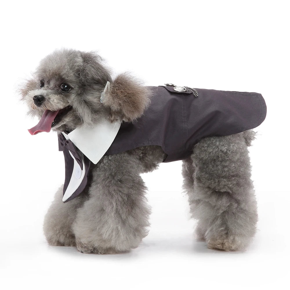 NONECN Christmas Dog Costume Wedding Tuxedo for Pets