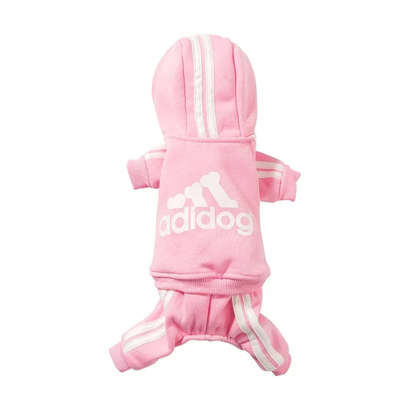 Adidog Dog Jumpsuit Warm Puppy Clothing Hoodie Sweatshirt All Season
