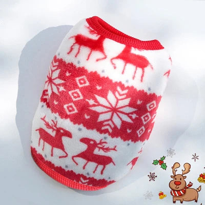Cute Dog Winter Vest Soft Flannel Puffer Jacket For Dogs