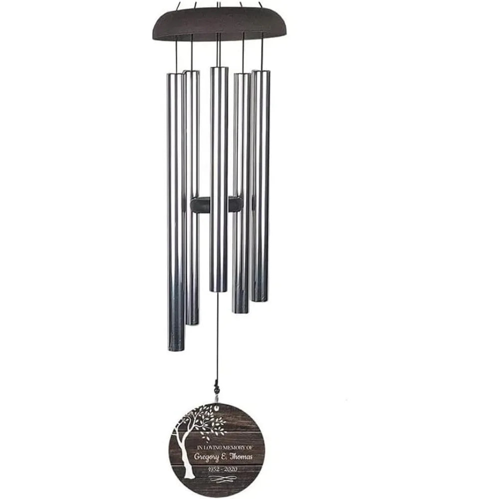 Custom Pet Memorial Wind Chime Personalized Sympathy Gift for Loss
