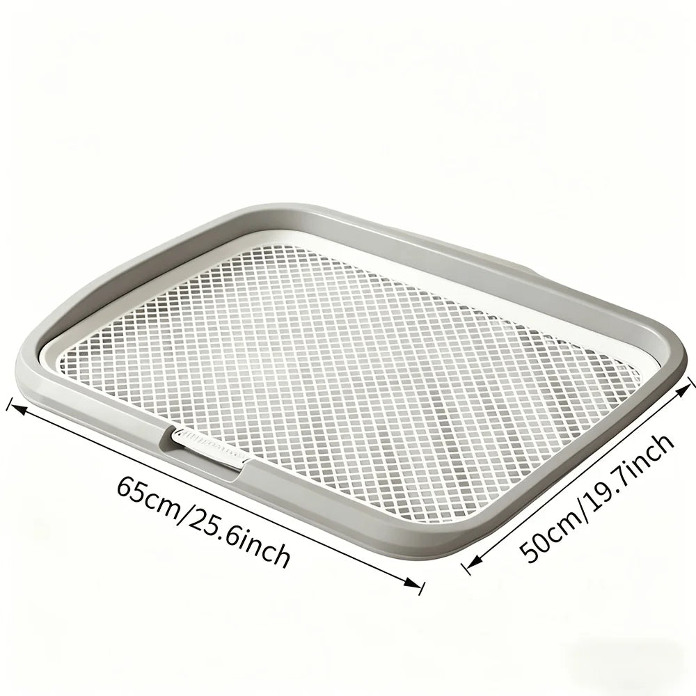 Nordara Dog Potty Tray With Removable Grating Leakproof Indoor Toilet