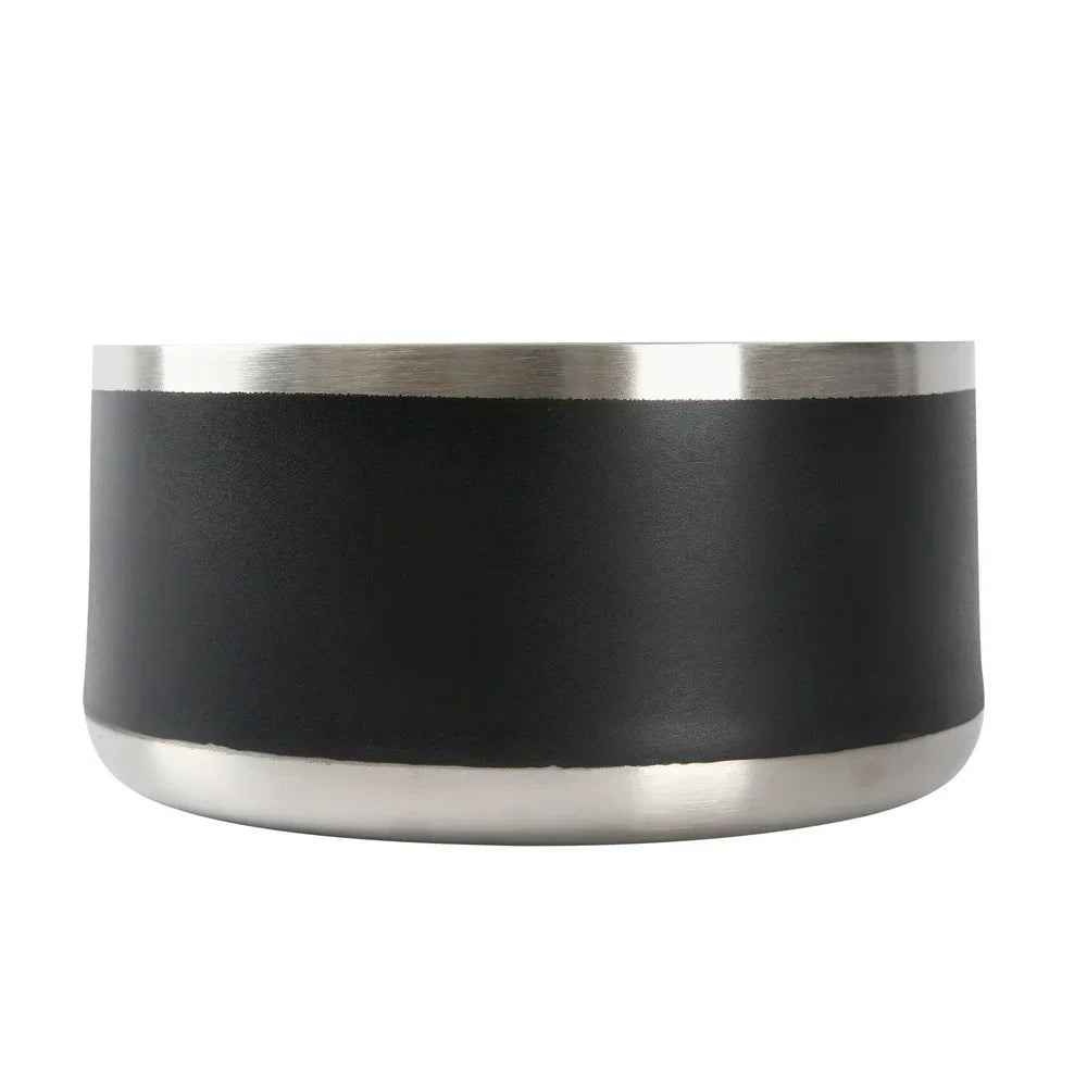 Stainless Steel Double Wall Dog Feeding Bowl Non Skid