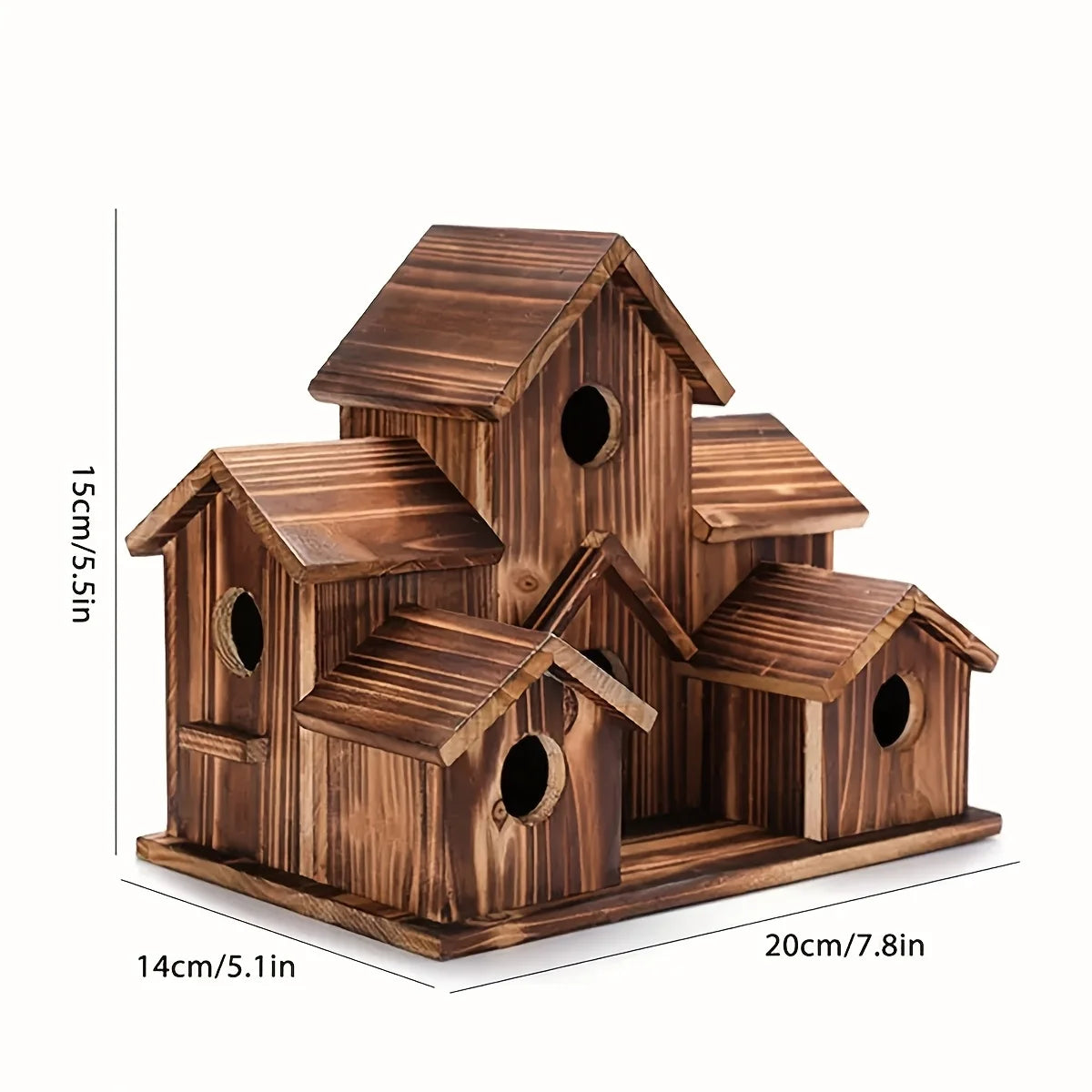 CRYSTALS Outdoor Birdhouse For Bluebirds And Sparrows