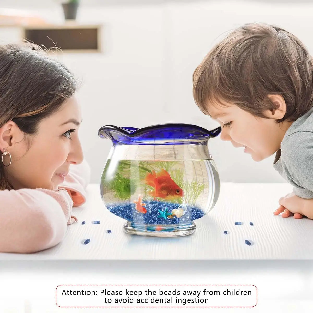 Hign Concerned Sea Glass Stones Aquarium Gravel Decor