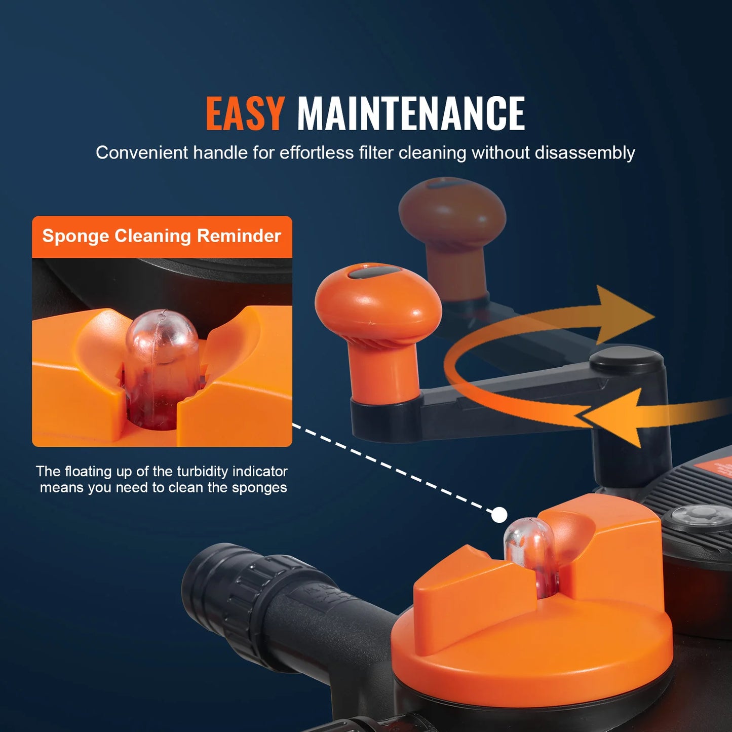 VEVOR Bio Pressure Pond Filter With UVC Pressurized Filtration