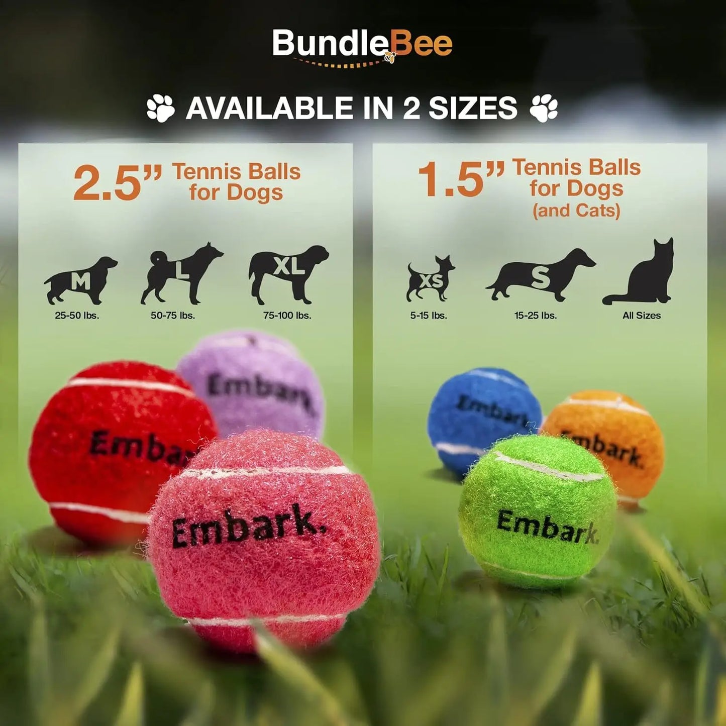 Squeaky Mini Tennis Balls for Small Dogs Training Pack