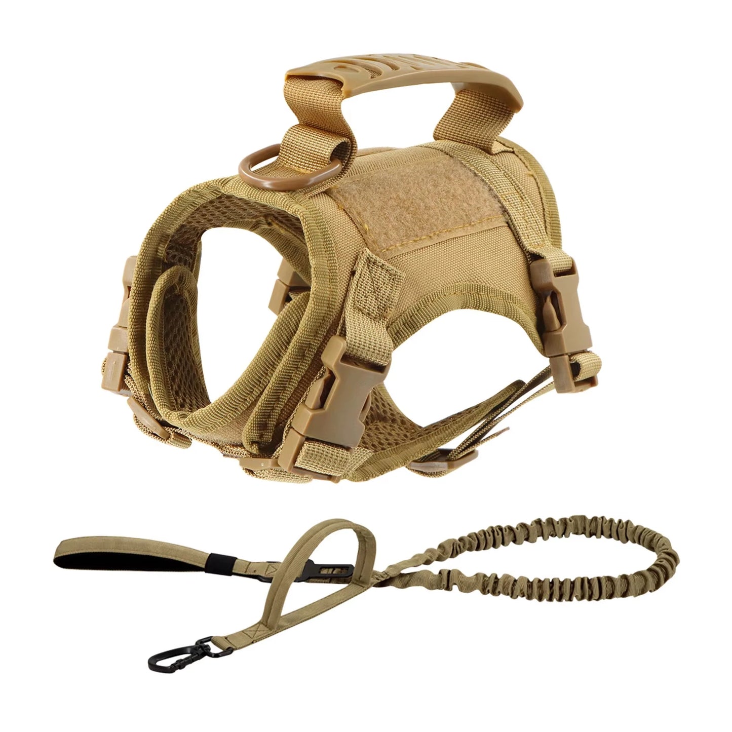 Tactical Puppy Harness Leash Set For Small Dogs Training Kit