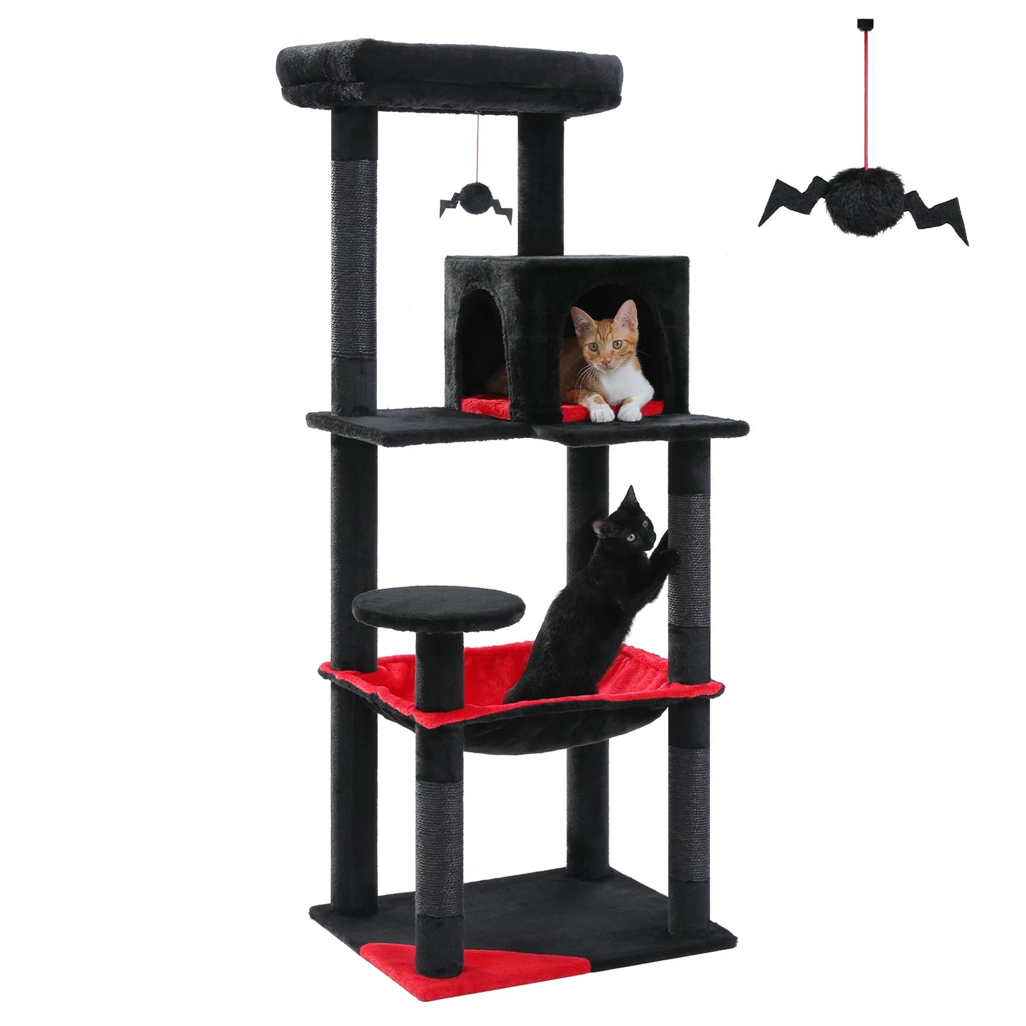 PAWZ Road Gothic Cat Tree For Indoor Cats Tall Cat Tower