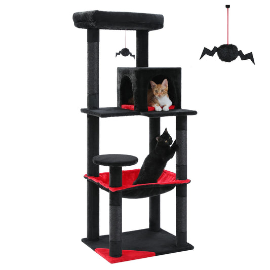 PAWZ Road Gothic Cat Tree For Indoor Cats Tall Cat Tower