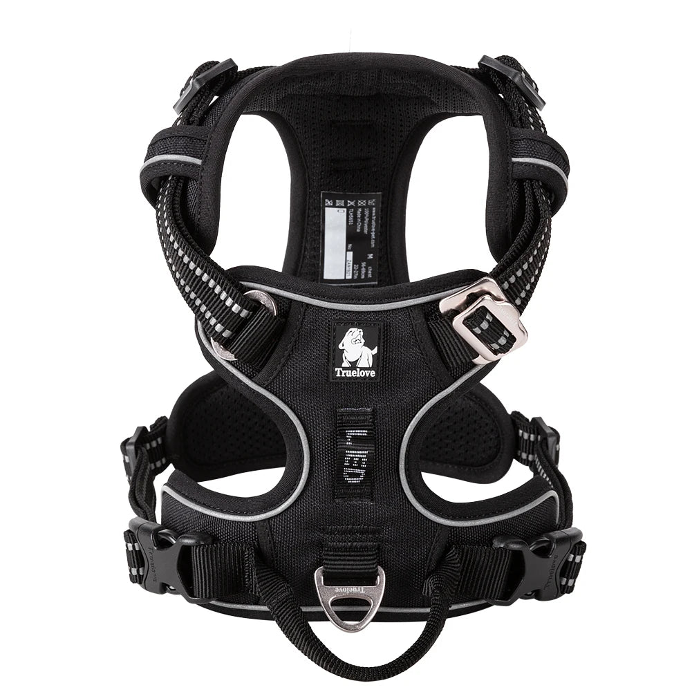 Winhyepet Reflective Training Dog Harness Nylon Padding Vest