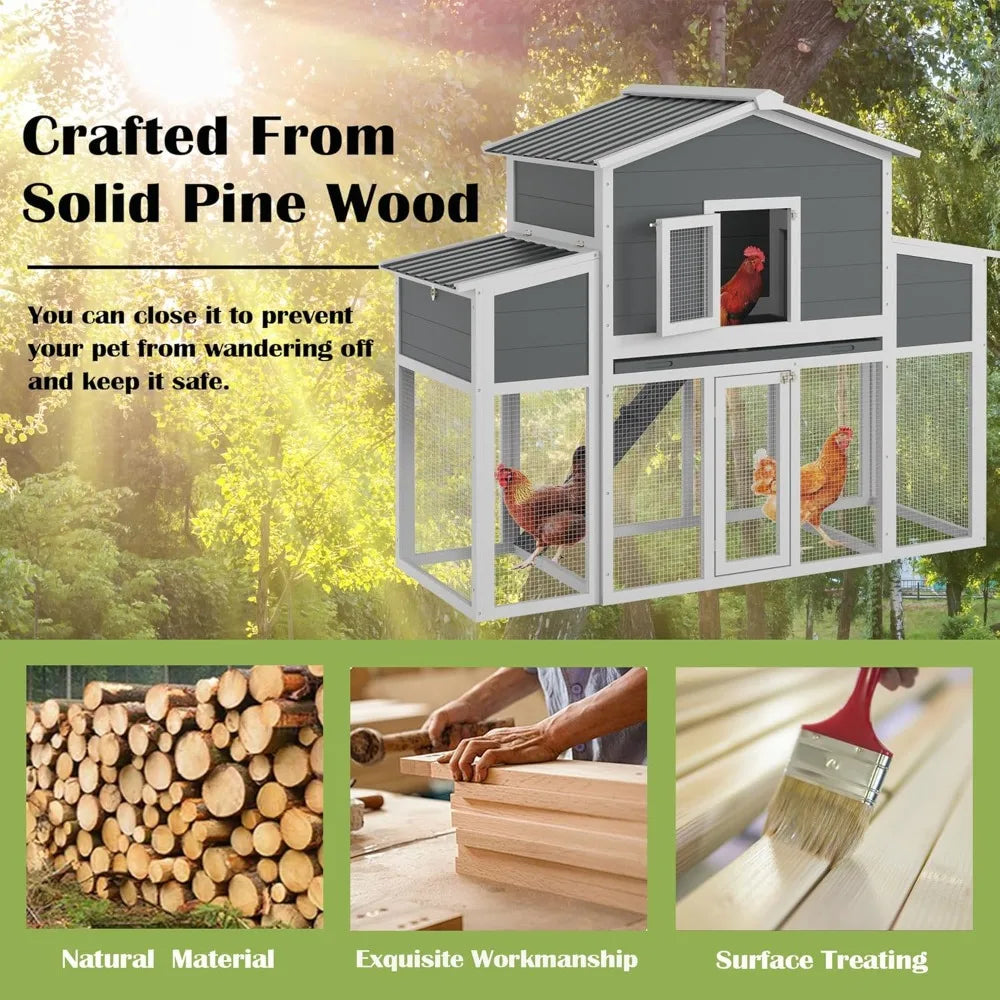 Cedar Chicken Coop 2 To 6 Chickens With Nest Boxes