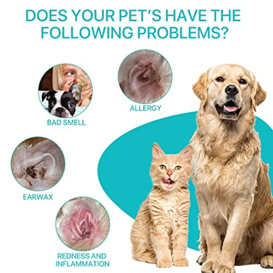 Dog Ear Cleaner Powder For Cats And Dogs Ear Relief