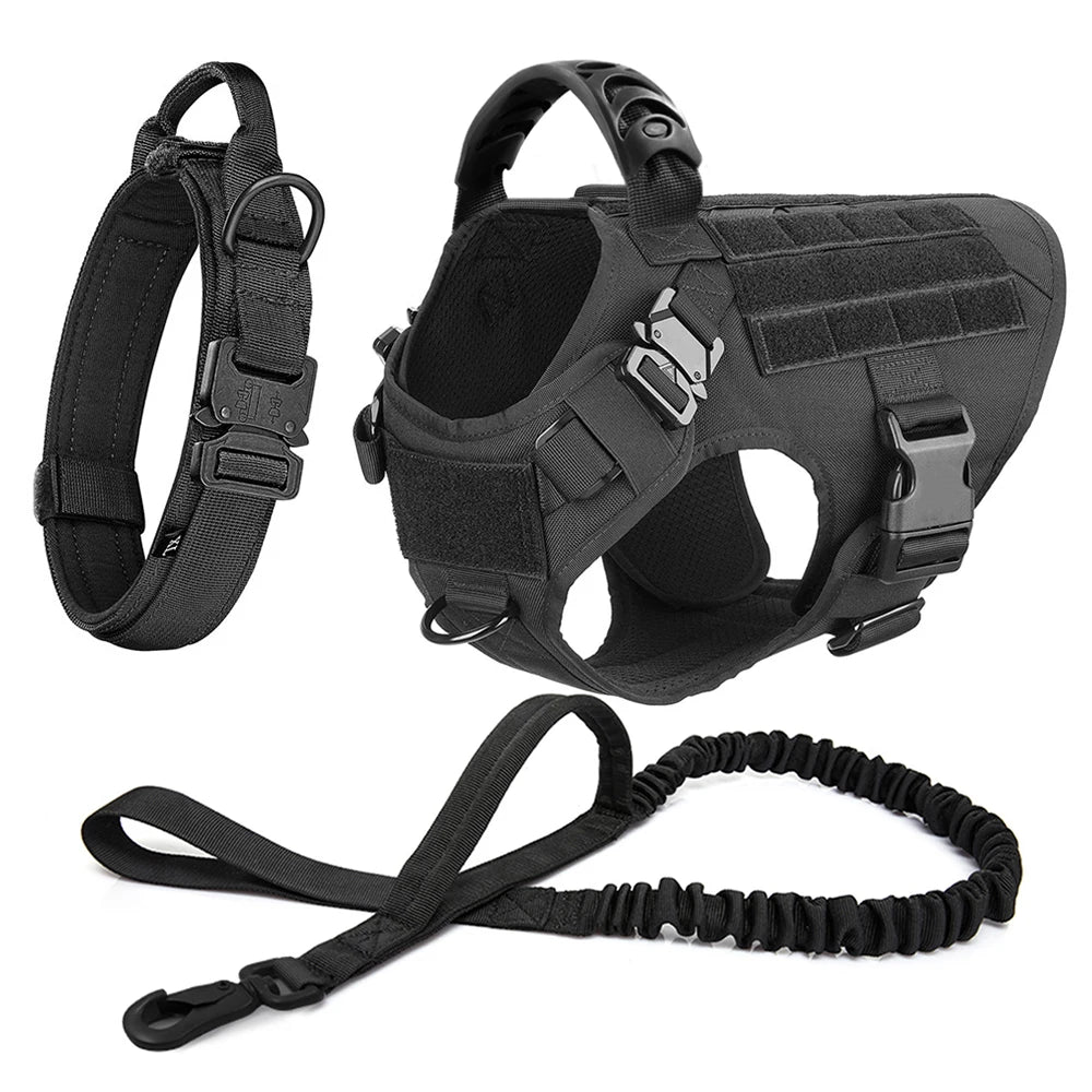 Dog Harness And Leash Vest Set For Medium Large Dogs