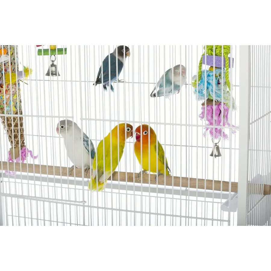Guangdong Wrought Iron Flight Cage With Stand For Pet Birds
