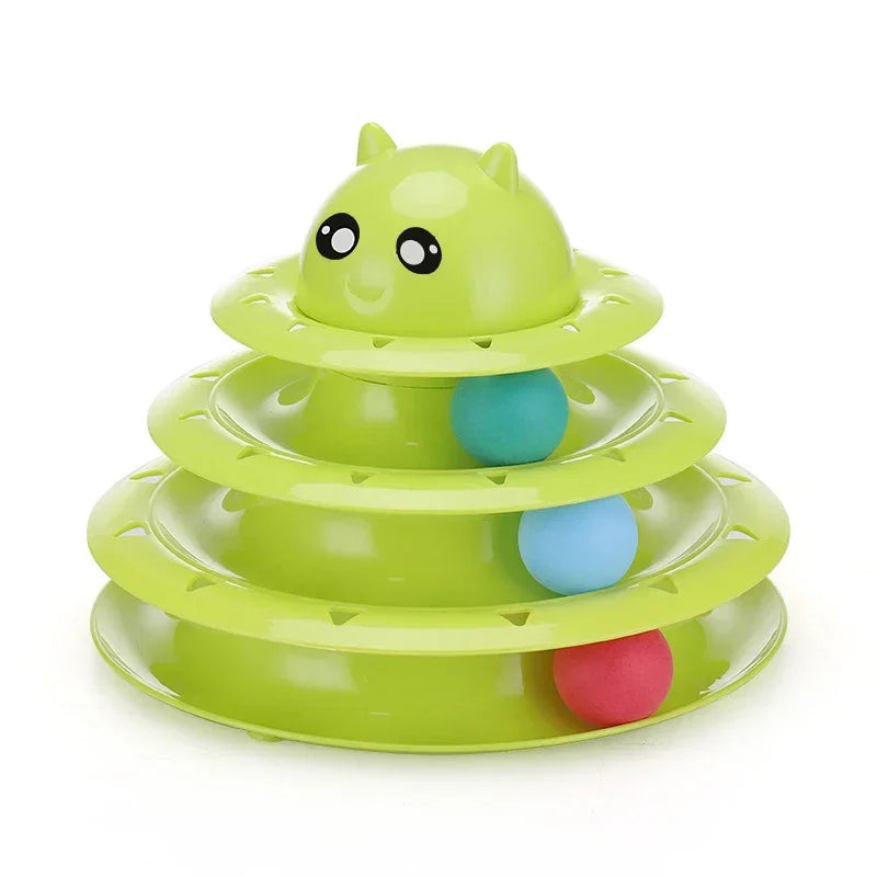 AEDGCN Interactive Cat Toy Tower For Pets Smart Paw Toy