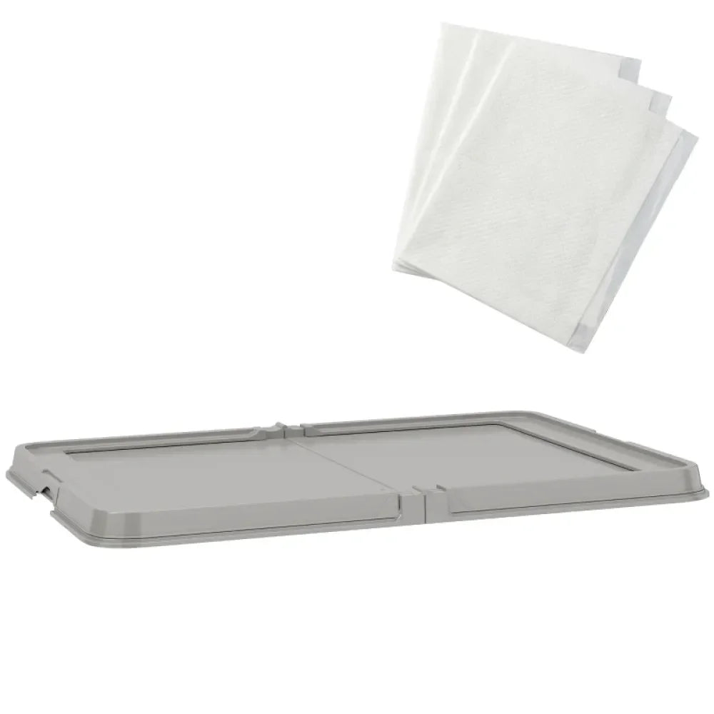 Innovative Dual Mode Pet Toilet Foldable Dog Litter Box Pads