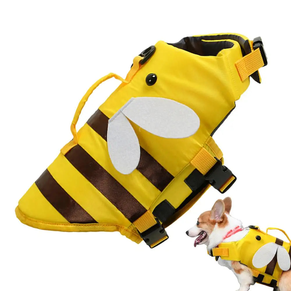 Dog Life Vest With Quick Release Handle Waterproof Ripstop